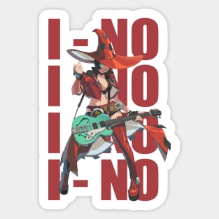 I-No Guilty Gear Strive (red) Sticker